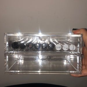 MUJI ACRYLIC MAKEUP CASE